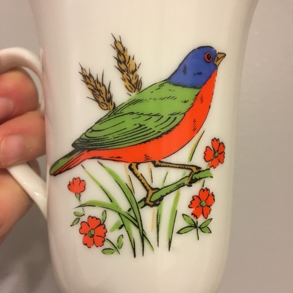 Vintage bird mug - Picture 2 of 3